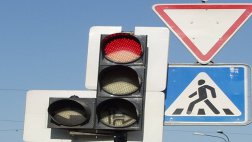 В Рязани заработал новый пешеходный светофор