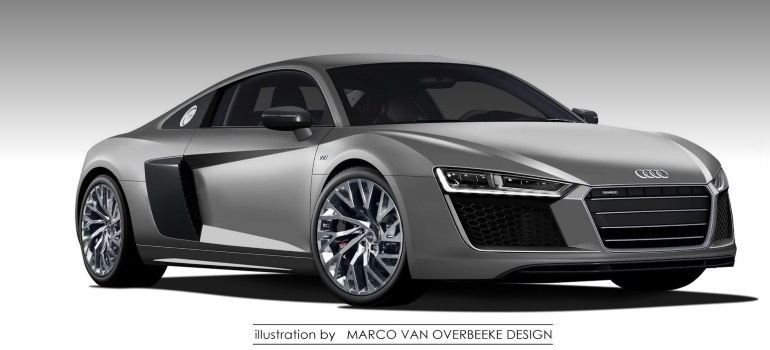 В Интернете были опубликованы эксклюзивные эскизы совершенно нового Audi R8