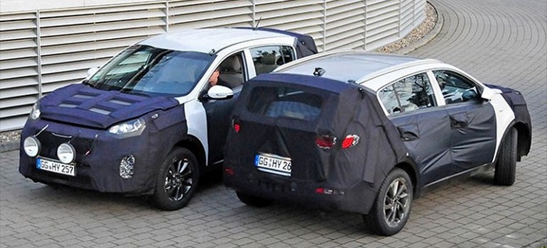 Новый KIA Sportage проходит дорожные испытания