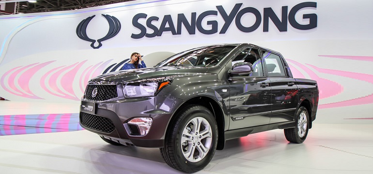 Реализация автомобилей корейского Ssang Yong сократилась вдвое