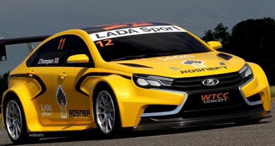 Тесты Lada Vesta WTCC в Magny-Cours