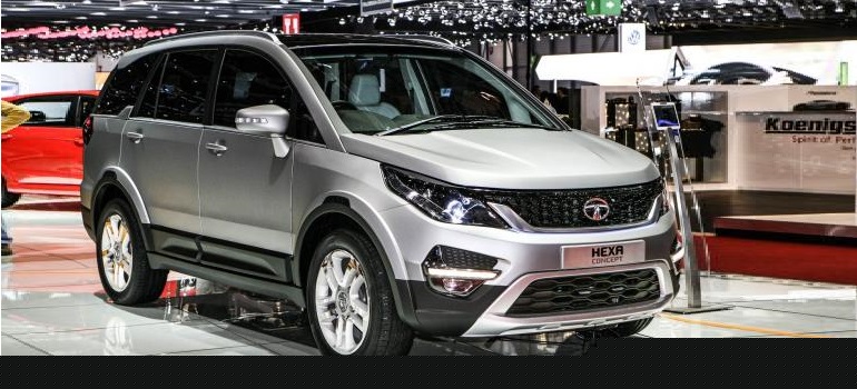 Европейской публике показали индийский внедорожник Tata Hexa