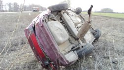 В результате опрокидывания ВАЗ-21102 погиб водитель, житель Тамбова