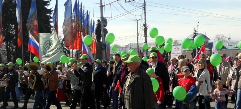 Ограничения движение и изменение маршрутов общественного транспорта 1 мая 2015