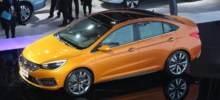 В Шанхае показан концепт нового седана Chery Alpha 5