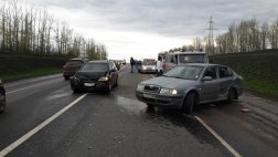 Из-за невнимательности Московской водительницы травмировано пять человек