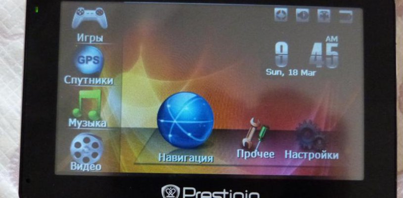 Тест-обзор Prestigio GV4500 и Навител 5.1.048 + обновленные карты Q4_2011